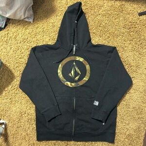 Y2K Volcom Zip-Up Hoodie